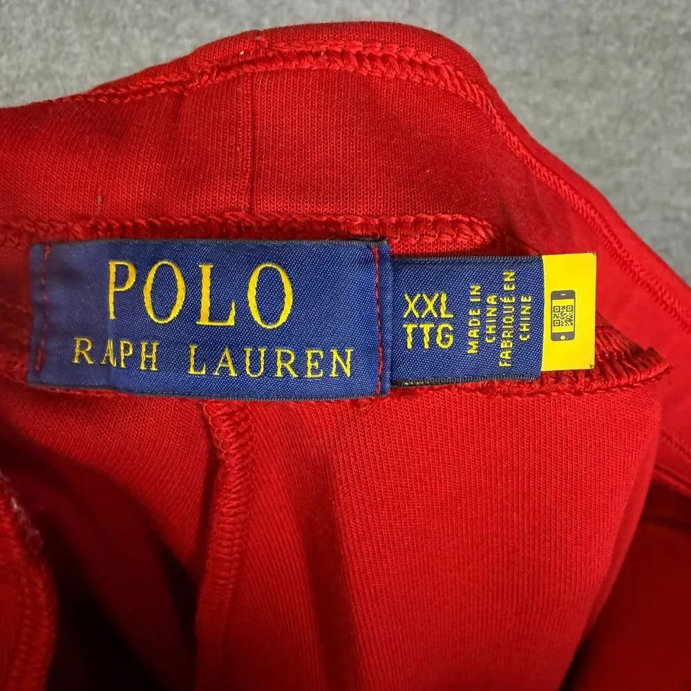 Polo Ralph Lauren Men's Joggers Sweatpants 2XL Red Pony Logo Fleece